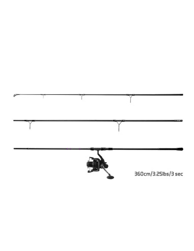 Set Pentru Crap Delphin Corsar Lanseta + Mulineta 2