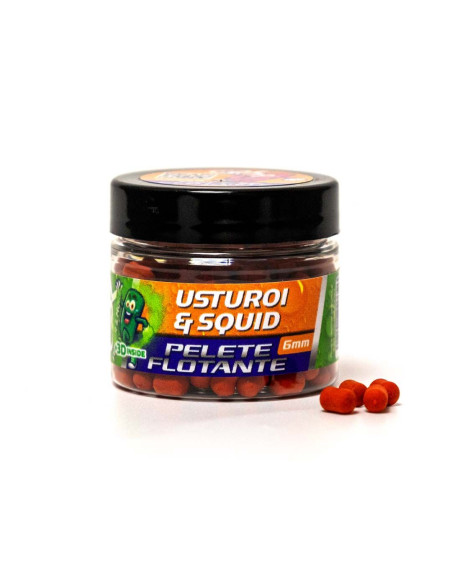 Pelete Flotante CPK Feeder 3D, Usturoi & Squid, 6mm, 25gr Pelete Flotante CPK Feeder 3D, Usturoi & Squid, 6mm, 25gr