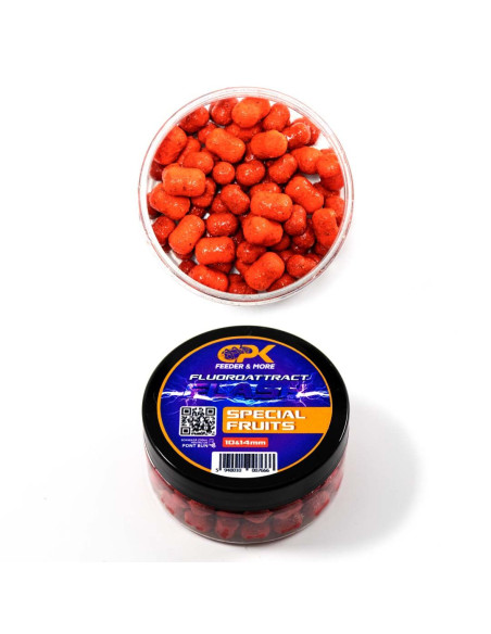 Dumbells CPK Fluoroattract + Feeder, Special Fruits, 10-14mm (Cu Pluta) Dumbells CPK Fluoroattract + Feeder, Special Fruits, 10-14mm (Cu Pluta)
