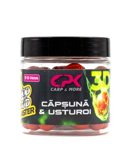 Pop Up CPK 3D Range, Capsuna & Usturoi, 10-14mm, 35g Pop Up CPK 3D Range, Capsuna & Usturoi, 10-14mm, 35g