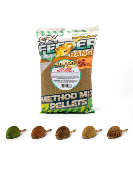 Nada Groundbait CPK Method Mix 50/50 Feeder, Green Garlic, 900gr Nada Groundbait CPK Method Mix 50/50 Feeder, Green Garlic, 900gr