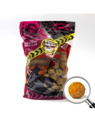 Boilies CPK IQ Boilies, Banana Ananas, 20mm, 800gr