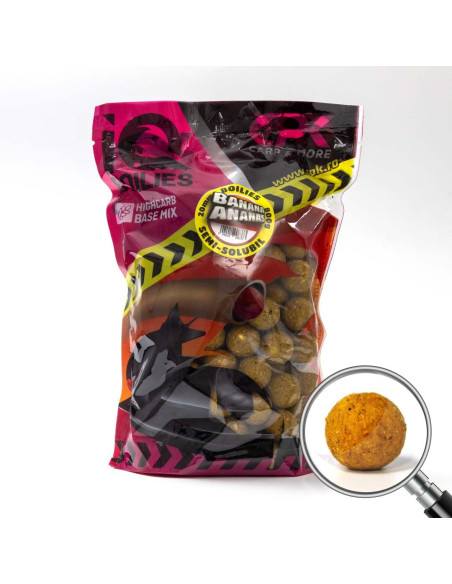 Boilies CPK IQ Boilies, Banana Ananas, 20mm, 800gr