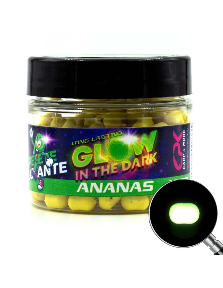 Pelete Flotante CPK Feeder Glow In The Dark UV, Ananas, 6mm