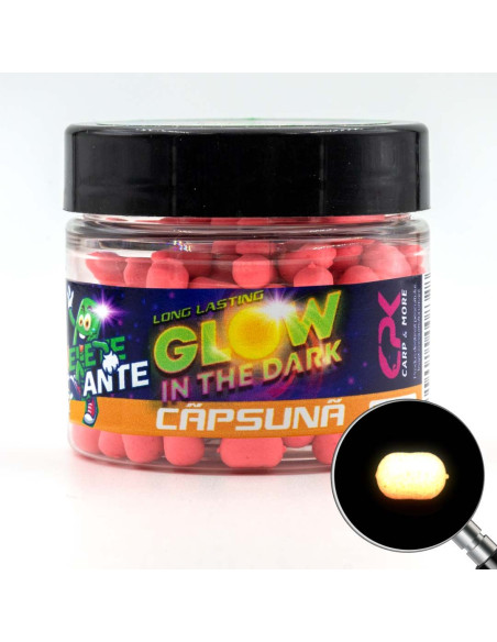 Pelete Flotante CPK Feeder Glow In The Dark UV, Capsuna, 6mm Pelete Flotante CPK Feeder Glow In The Dark UV, Capsuna, 6mm