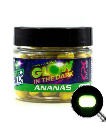 Wafters CPK Feeder Glow In The Dark UV, Ananas, 8x10mm Wafters CPK Feeder Glow In The Dark UV, Ananas, 8x10mm