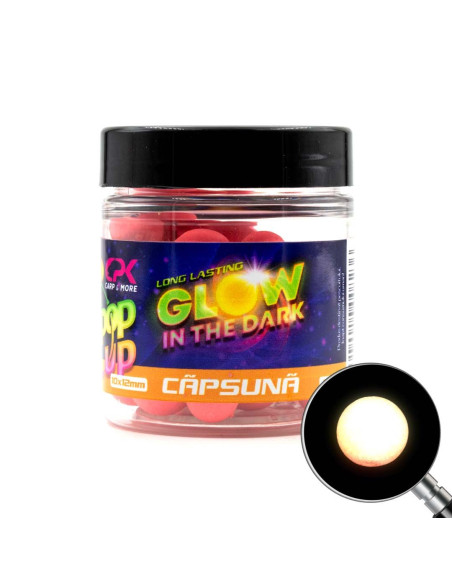 Pop Up CPK Feeder Glow In The Dark UV, Capsuna, 10-12mm Pop Up CPK Feeder Glow In The Dark UV, Capsuna, 10-12mm