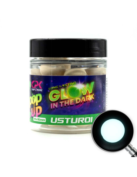 Pop Up CPK Feeder Glow In The Dark UV, Usturoi, 14-16mm Pop Up CPK Feeder Glow In The Dark UV, Usturoi, 14-16mm