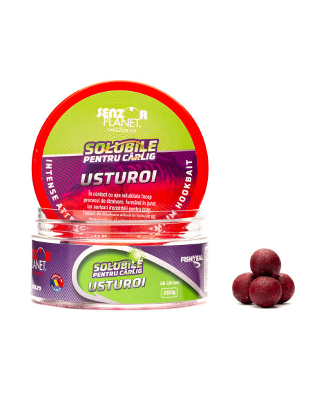 Boilies Senzor Planet Solubil, Usturoi, 16-18mm, 200g