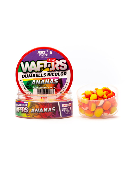 Wafters Dumbells Senzor Planet Bicolor, Ananas, 10mm, 30g