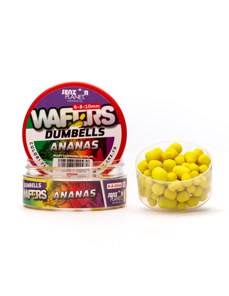 Wafters Senzor Planet Dumbells, Ananas, 6-8-10mm, 30g Wafters Senzor Planet Dumbells, Ananas, 6-8-10mm, 30g