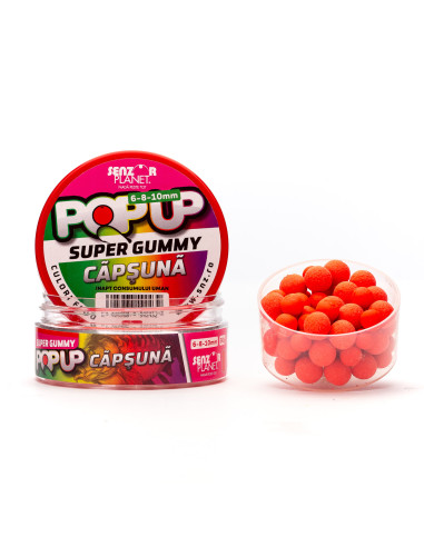 Pop Up Senzor Planet, Capsuna, 6-8-10mm, 30g