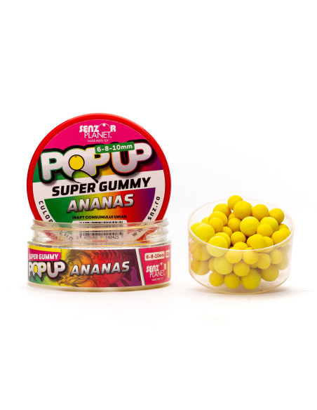Pop Up Senzor Planet, Ananas, 6-8-10mm, 30g Pop Up Senzor Planet, Ananas, 6-8-10mm, 30g