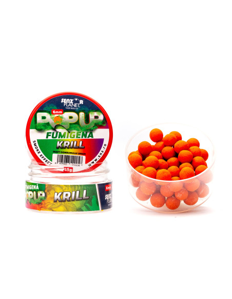Pop Up Senzor Planet Fumigena, Krill, 6mm, 15g Pop Up Senzor Planet Fumigena, Krill, 6mm, 15g