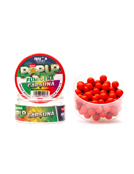 Pop Up Senzor Planet Fumigena, Capsuna, 6mm, 15g