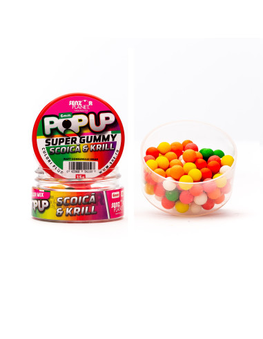 Pop Up Senzor Planet, Scoica & Krill, 6mm, 15g