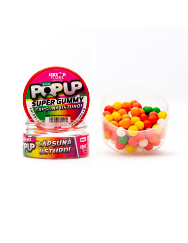 Pop Up Senzor Planet, Capsuna & Usturoi, 6mm, 15g