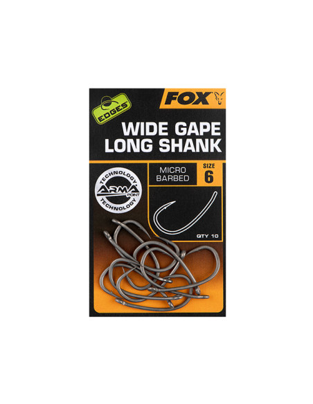 Carlige FOX Edges Armapoint Super Wide Gape Long Shank, 10buc/plic Carlige FOX Edges Armapoint Super Wide Gape Long Shank, 10buc/plic