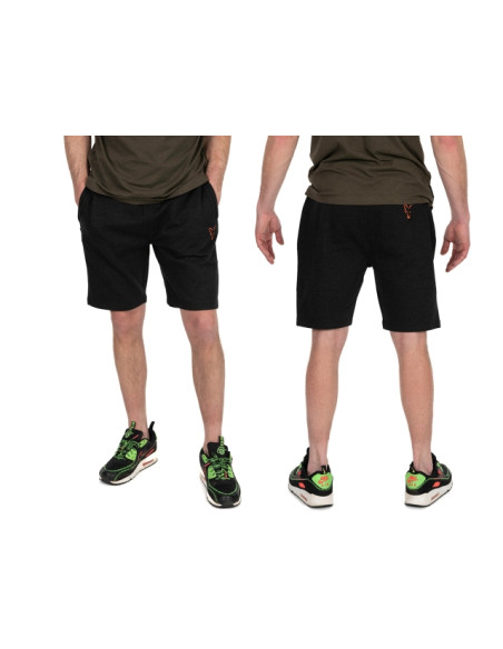 Pantaloni Fox Collection LW Jogger Short Black and Orange