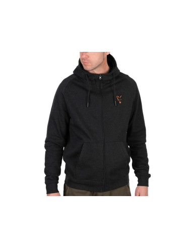 Hanorac Fox Collection LW Hoody Black and Orange