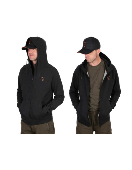 Hanorac Fox Collection LW Hoody Black and Orange Hanorac Fox Collection LW Hoody Black and Orange