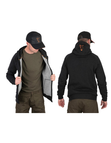 Hanorac Fox Collection LW Hoody Black and Orange