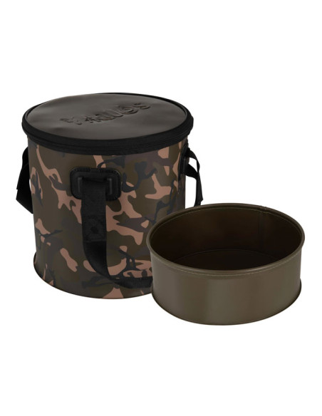 Galeata Fox Aquos Camo Bucket & Insert 17L, 34x33cm Galeata Fox Aquos Camo Bucket & Insert 17L, 34x33cm