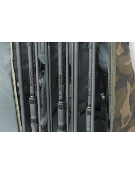 Husa Lansete Fox Camolite Rod Case 6 Lansete + 6 Mulinete, 12ft