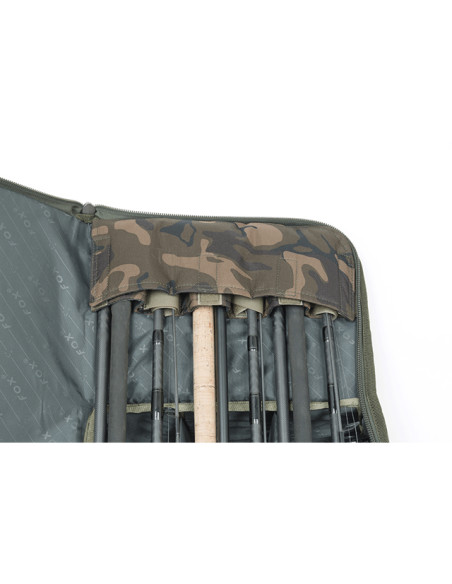 Husa Lansete Fox Camolite Rod Case 6 Lansete + 6 Mulinete, 12ft