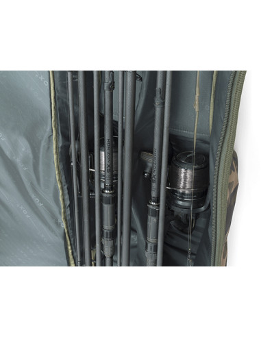 Husa Lansete Fox Camolite Rod Case 4 Lansete + 4 Mulinete, 12ft