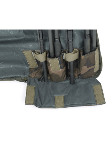 Husa Lansete Fox Camolite Rod Case 4 Lansete + 4 Mulinete, 10ft