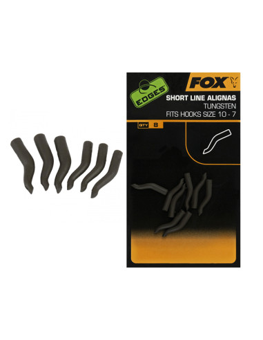 Line Aligner Fox Edges Tungsten Short Line Alignas Scurte, Carlige 7-10, 8buc/plic