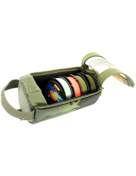 Borseta Cu Fermoar Dublu Pentru Rolele Cu Monturi Si Leaderi PB Products Duble Zipper Tube Pouch, 18x9cm
