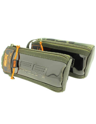 Borseta Cu Fermoar Dublu Pentru Rolele Cu Monturi Si Leaderi PB Products Duble Zipper Tube Pouch, 18x9cm