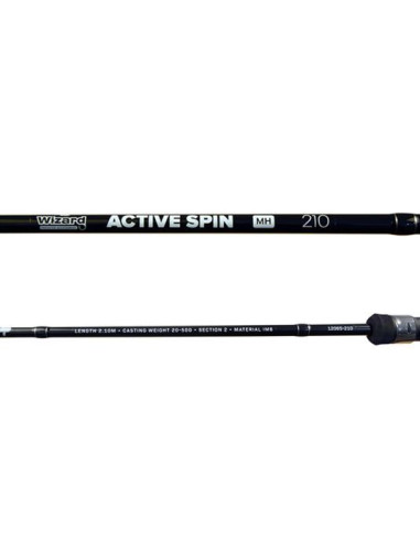 Lanseta EnergoTeam Wizard Active Spin Medium Heavy, 2.10m, 20-50g, 2buc