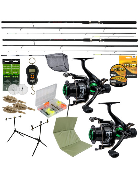 Set Carp Expert Smart Feeder 3.60m cu Rod Pod Kamasaki Set Carp Expert Smart Feeder 3.60m cu Rod Pod Kamasaki