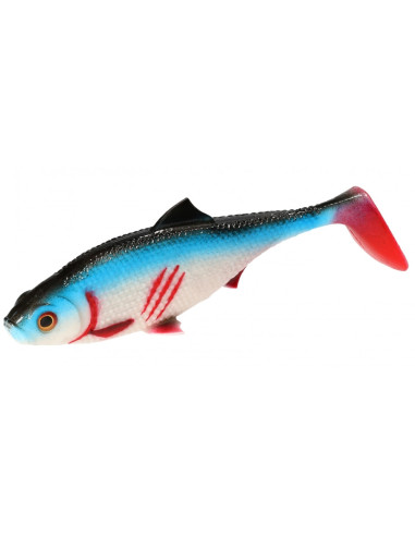 Shad Mikado MFT Roach, Bleeding Blue, 8cm, 8gr, 4buc/plic