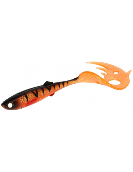 Shad Mikado Sicario Pike Tail, Orange Perch, 8.5cm, 3gr, 4buc/plic