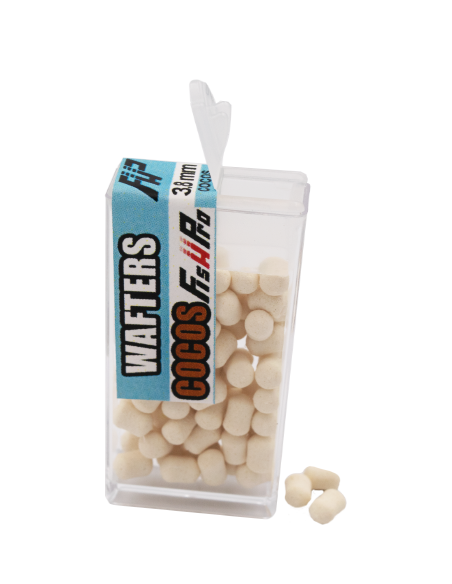 Wafters Fish Pro Easy Open, Cocos, 3.8x5mm, 80buc Wafters Fish Pro Easy Open, Cocos, 3.8x5mm, 80buc