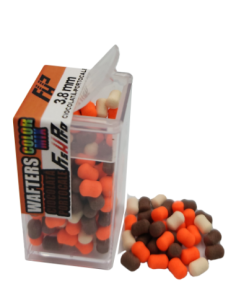 Wafters Fish Pro Color Mix, Ciocolata-Portocale, 3.8x5mm, 200buc