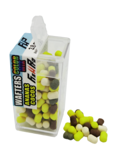 Wafters Fish Pro Color Mix, Ananas-Cocos, 3.8x5mm, 200buc
