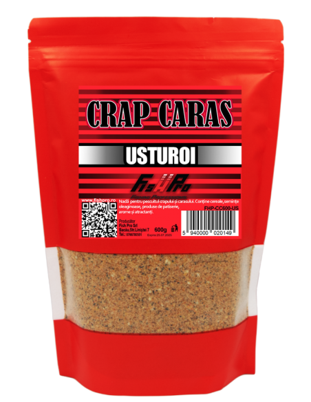 Nada Fish Pro Crap-Caras Easy-Open Resigilabil, Usturoi, 600gr Nada Fish Pro Crap-Caras Easy-Open Resigilabil, Usturoi, 600gr