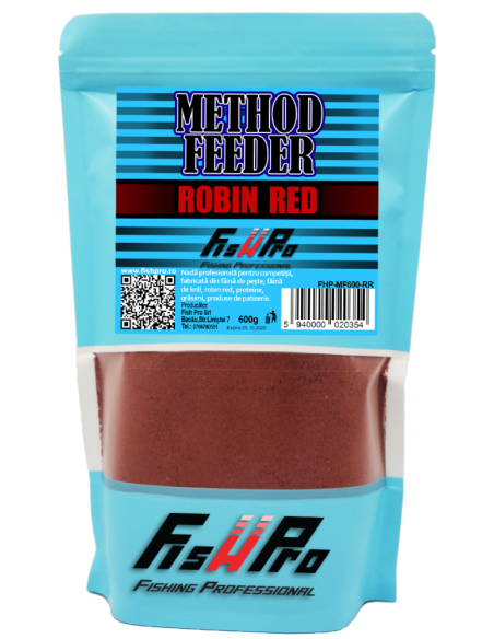 Nada Fish Pro Method Feeder Easy-Open Resigilabil, Robin Red, 600gr