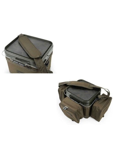 Geanta Avid Carp Compound Bucket and Pouch Caddy, 20x20x29cm