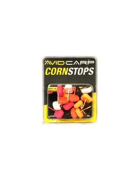 Stopper Avid Carp Corn Stops Mix Color, 15buc/plic Stopper Avid Carp Corn Stops Mix Color, 15buc/plic