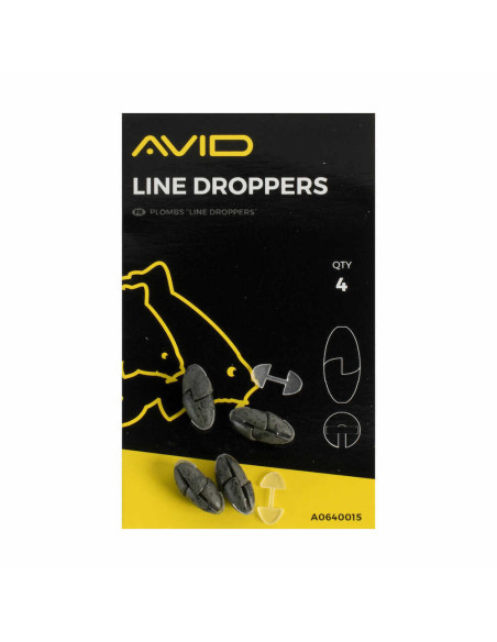 Avid Carp Line Droppers, 4buc/plic Avid Carp Line Droppers, 4buc/plic