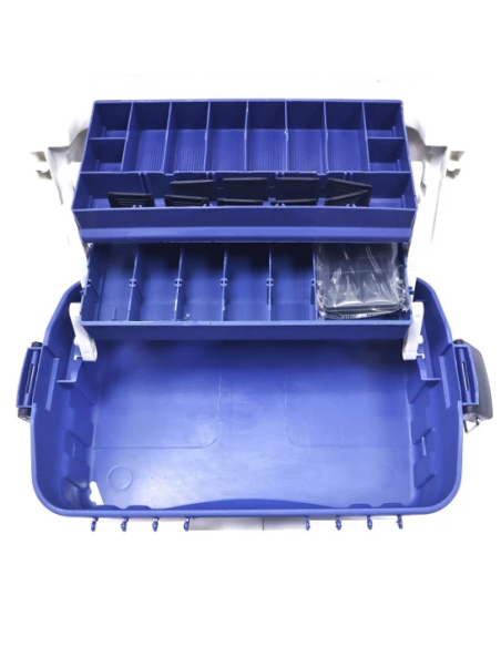 Valigeta FL Cu Sertare Si Inchidere Dubla, 39x25x16cm Valigeta FL Cu Sertare Si Inchidere Dubla, 39x25x16cm