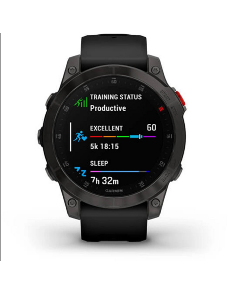 Ceas Garmin Epix Pro Sapphire Carbon Grey Titanium Black, 47mm