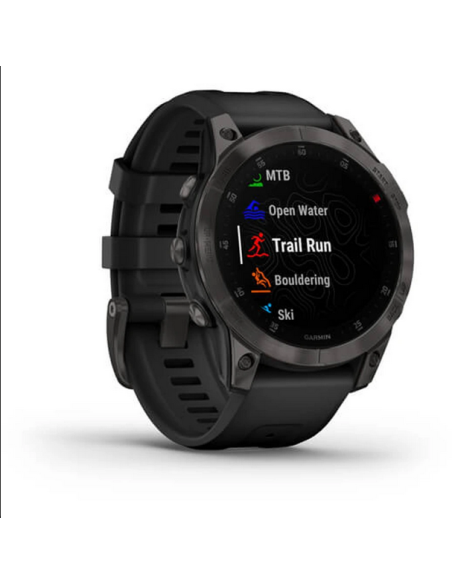 Ceas Garmin Epix Pro Sapphire Carbon Grey Titanium Black, 47mm
