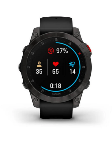 Ceas Garmin Epix Pro Sapphire Carbon Grey Titanium Black, 47mm
